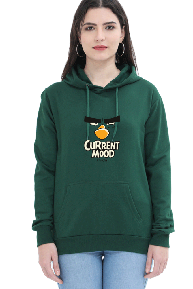 Women's Printed Hooded Sweatshirt