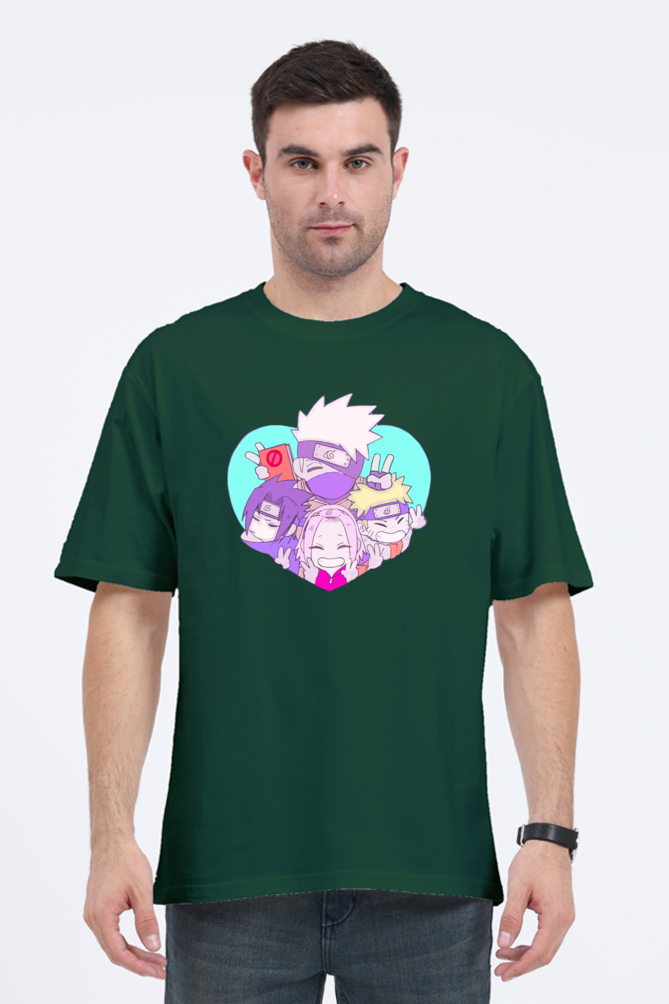 Unisex Team 7 Naruto Oversized T-shirt