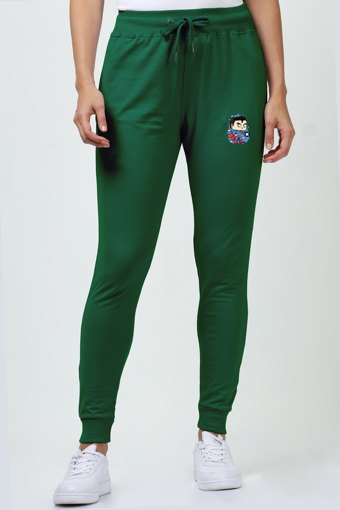 Women's Superman Graphic Printed Joggers
