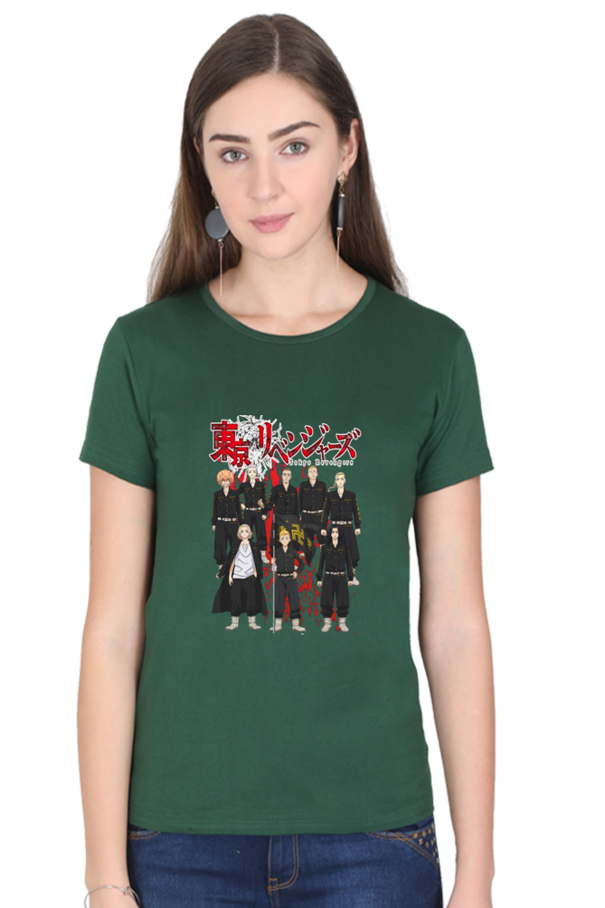 Women's Tokyo Revengers Round Neck Half Sleeve