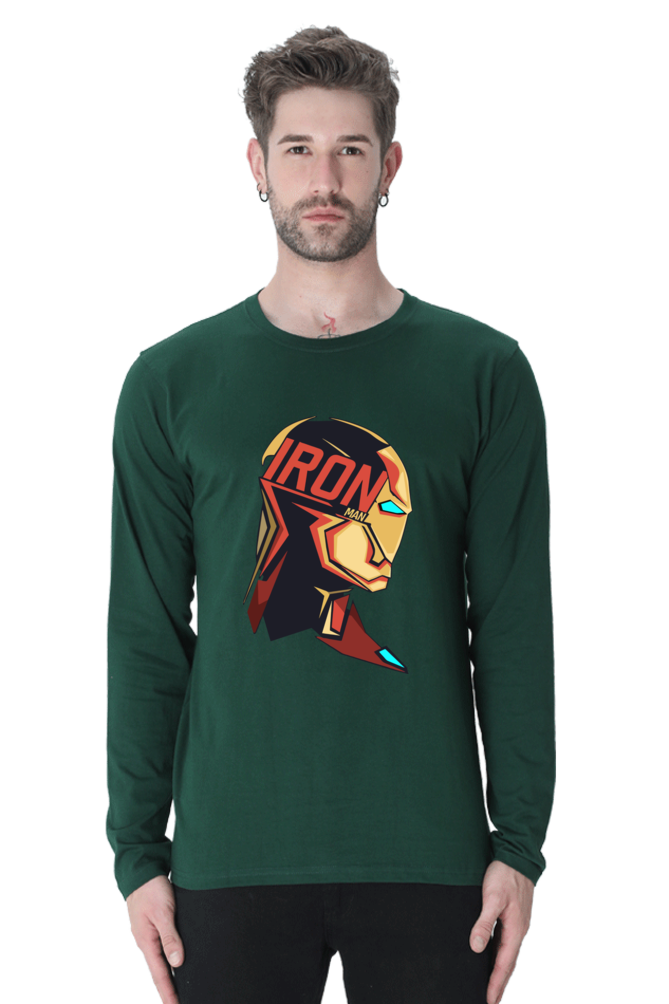 Men's Marvel Iron Man Round Neck Full Sleeve