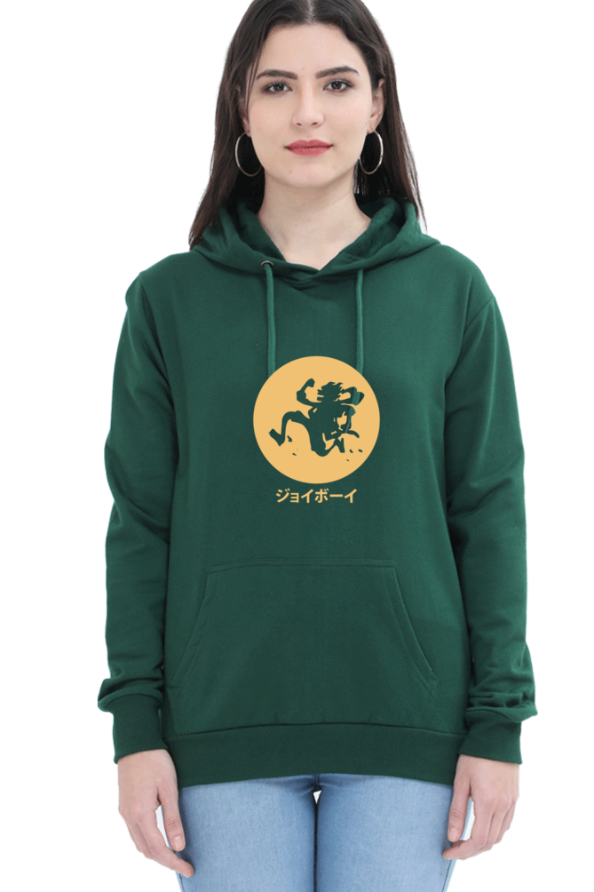 Women's One Piece Printed Hooded Sweatshirt