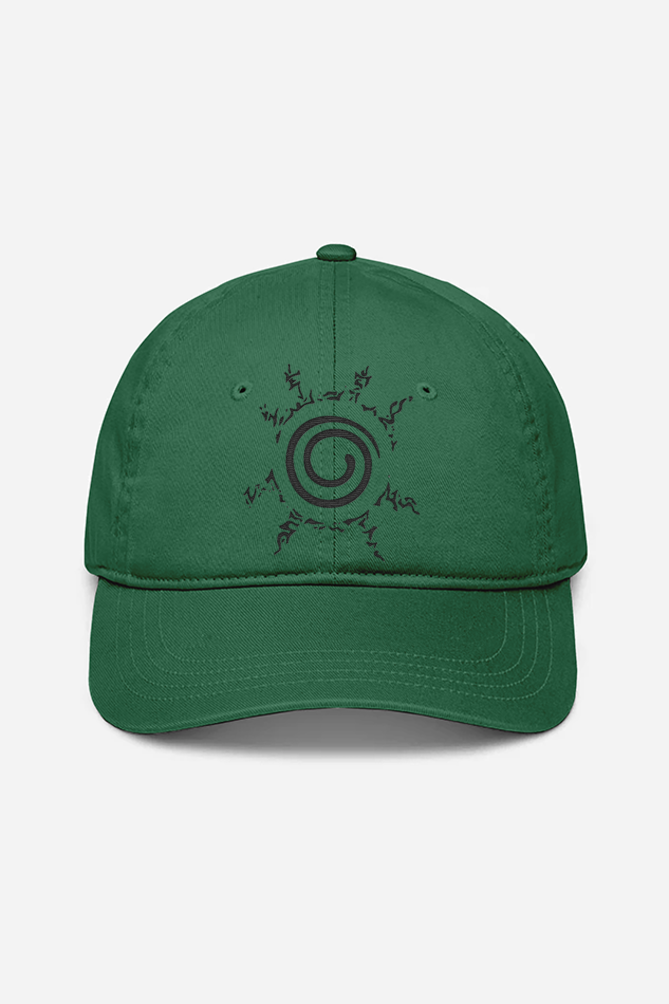 Unisex Naruto Seal Embroidered Cap