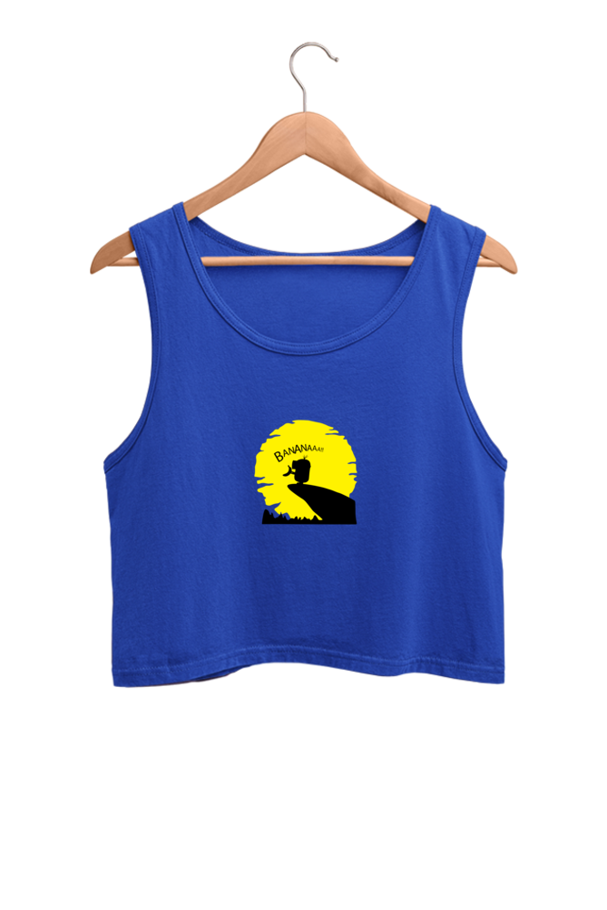 Women's Printed Crop Tank Top