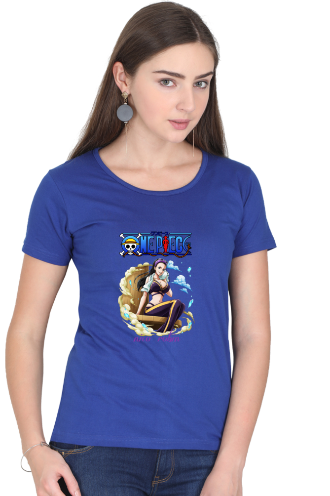 Female One Piece Round Neck Half Sleeve