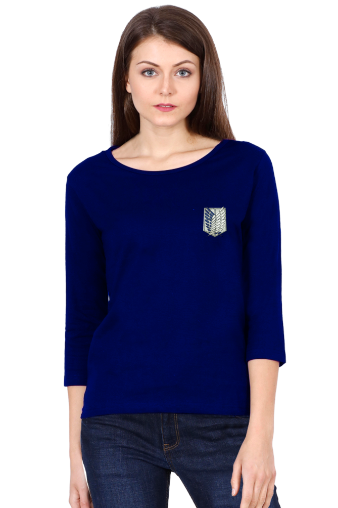Women's Attack on Titan Round Neck Full Sleeve