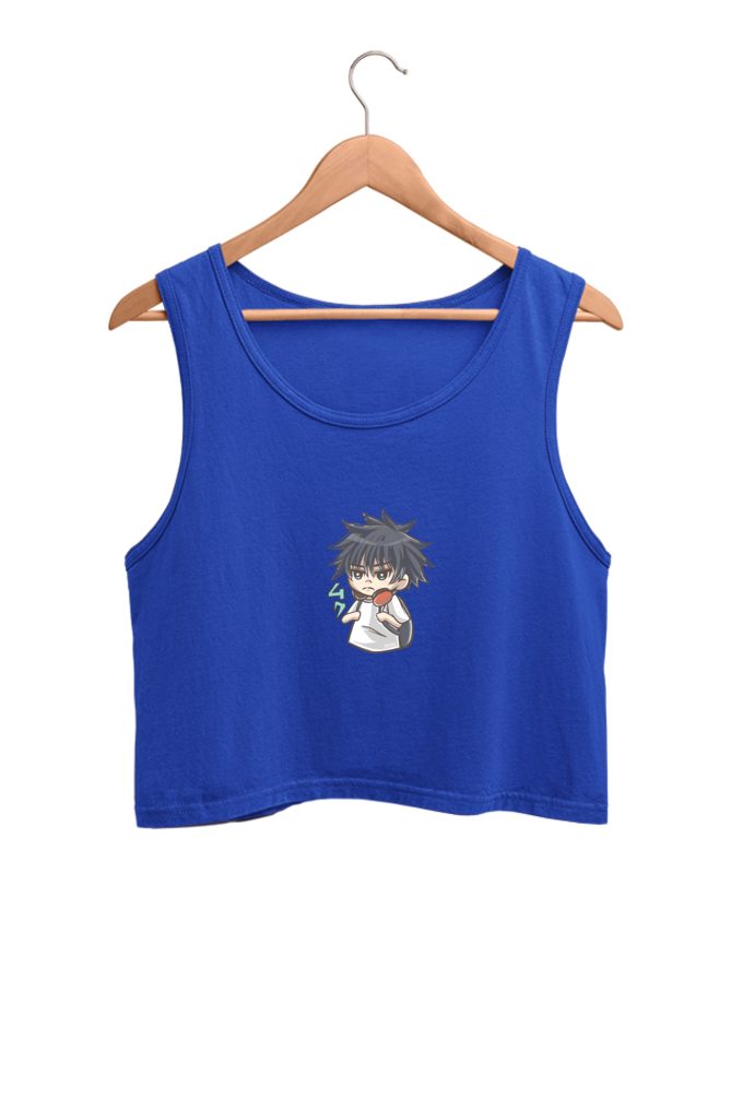 Women's Fushiguro Graphic Printed Crop Tank Top