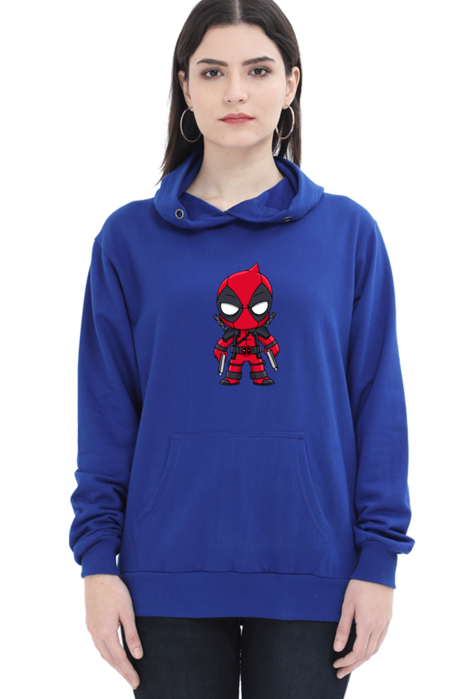 Women's Printed Hooded Sweatshirt