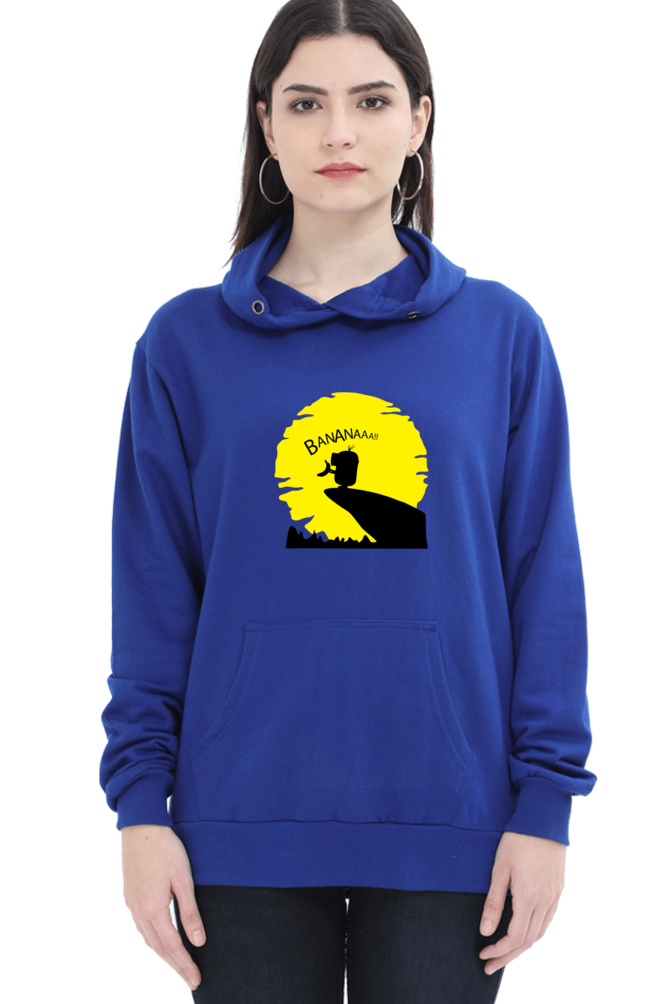 Women's Printed Hooded Sweatshirt