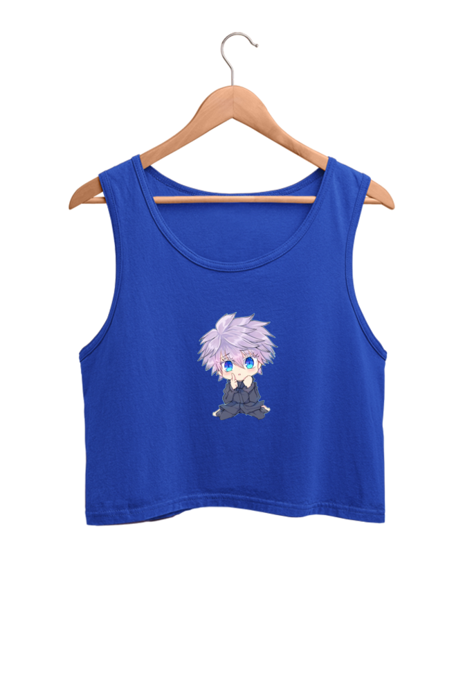 Women's Goku Graphic Printed Crop Tank Top