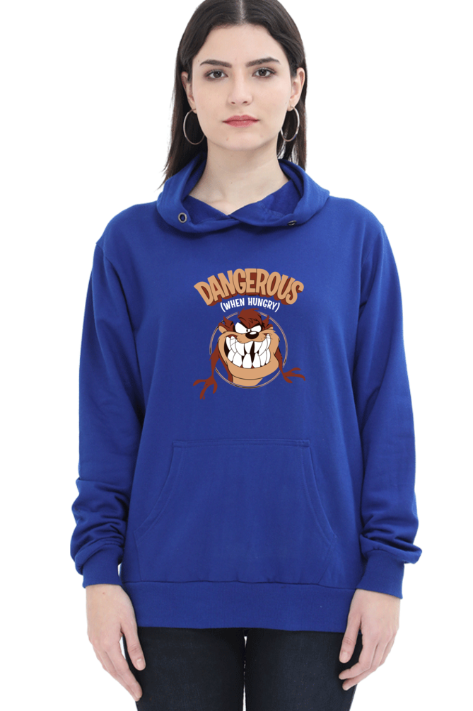 Women's Printed Hooded Sweatshirt