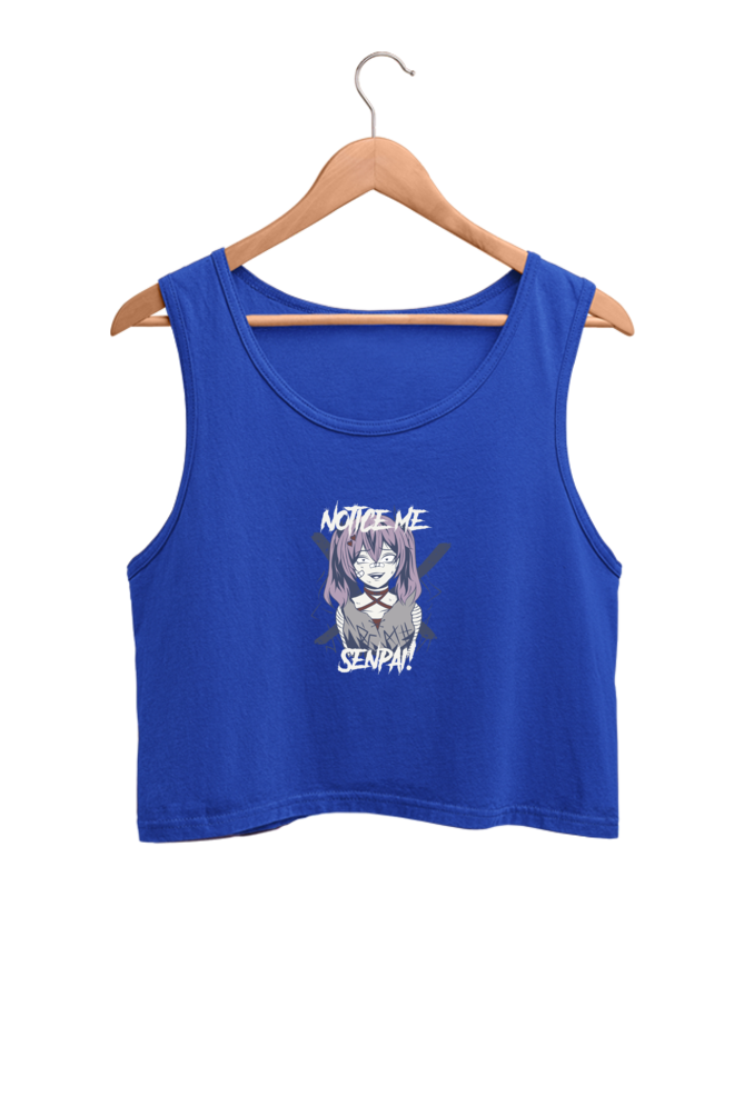 Women's Graphic Printed Crop Tank Top