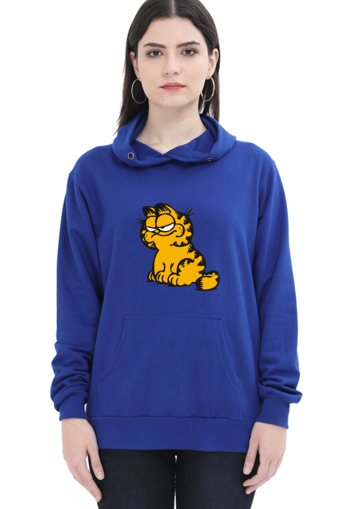 Women's Graphic Printed Hooded Sweatshirt