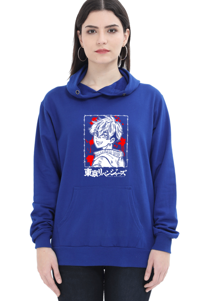 Women's Chifuyu Graphic Printed Hooded Sweatshirt