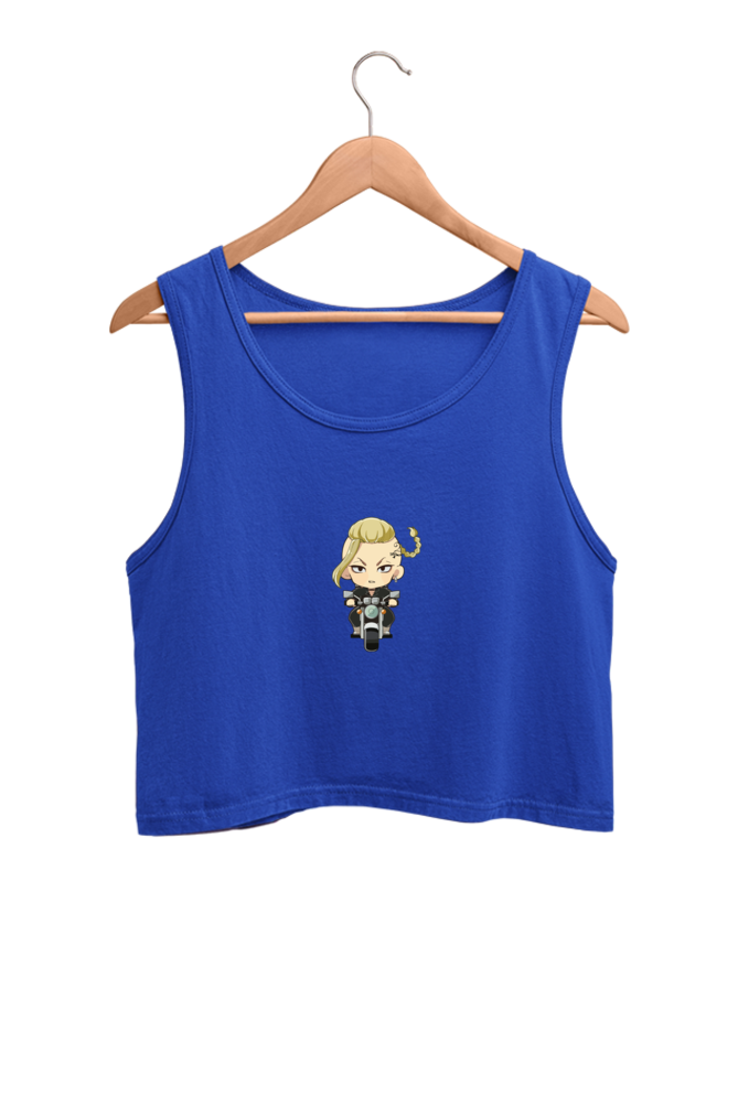 Women's Draken Graphic Printed Crop Tank Top
