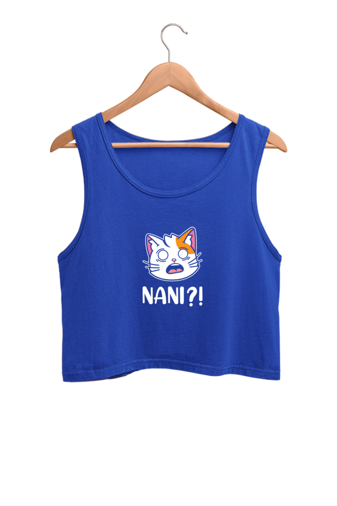 Women's Graphic Printed Crop Tank Top