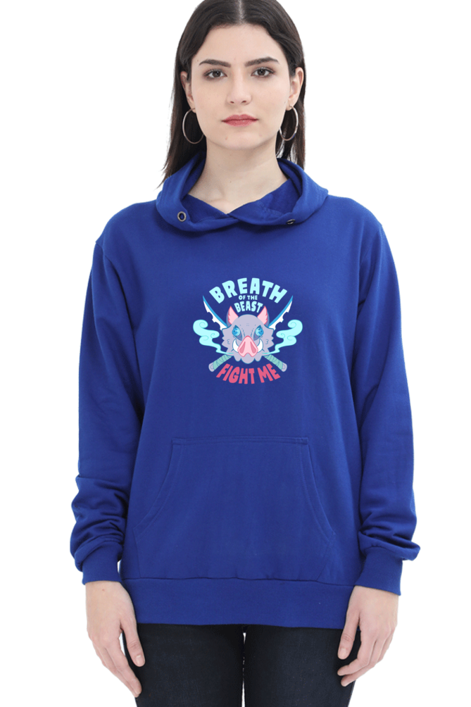 Women's Printed Hooded Sweatshirt