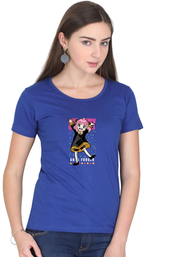 Women's Anya Round Neck Half Sleeve