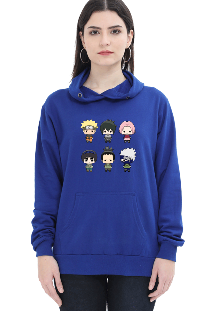 Women's Naruto Printed Hooded Sweatshirt