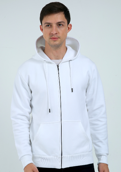Unisex Graphic Print Heavyweight Zip Hoodie