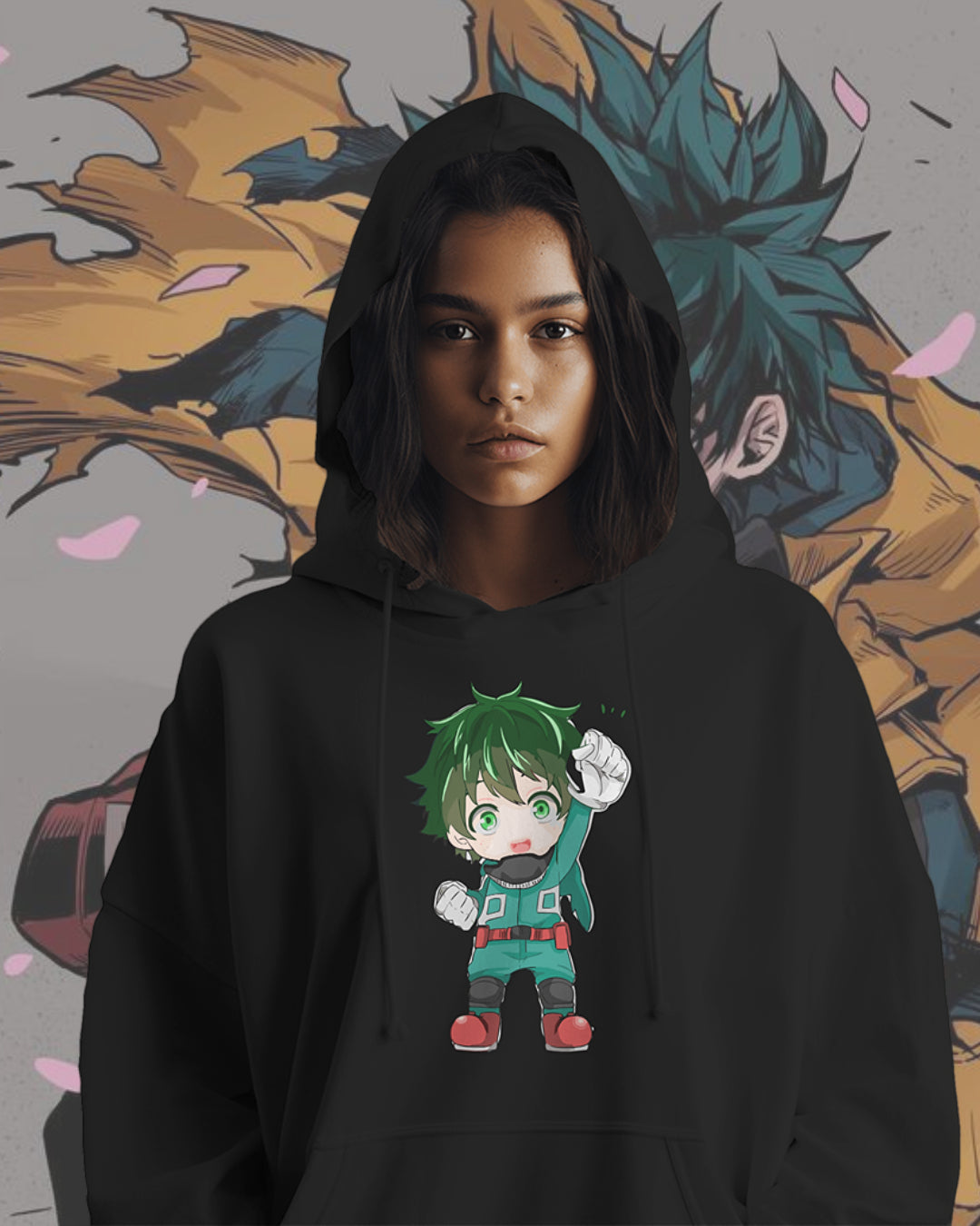 Unisex Midoriya Izuku Oversized Hooded Sweatshirt