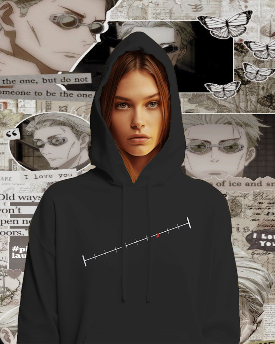Unisex Nanami Kento Oversized Hooded Sweatshirt