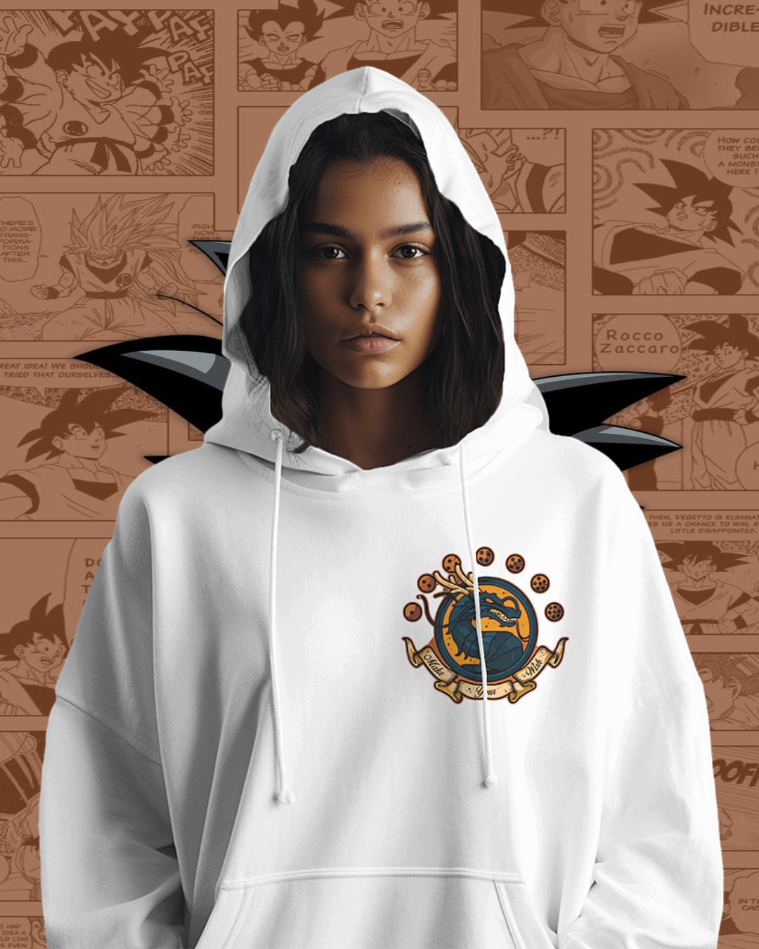 Unisex Goku Oversized Hooded Sweatshirt