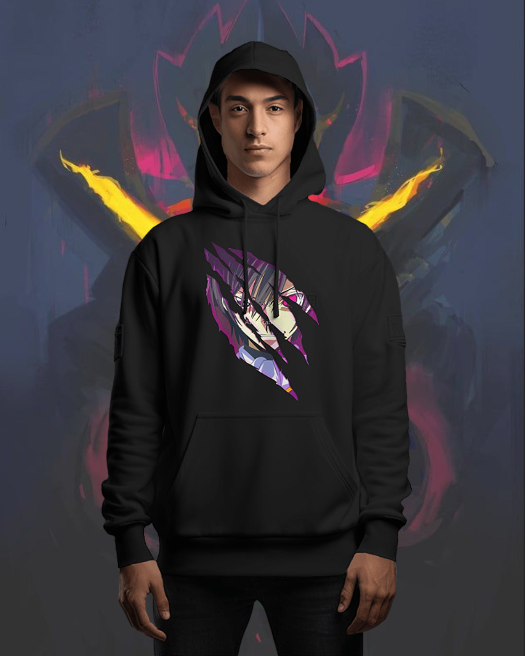 Unisex Lelouch Oversized Hooded Sweatshirt