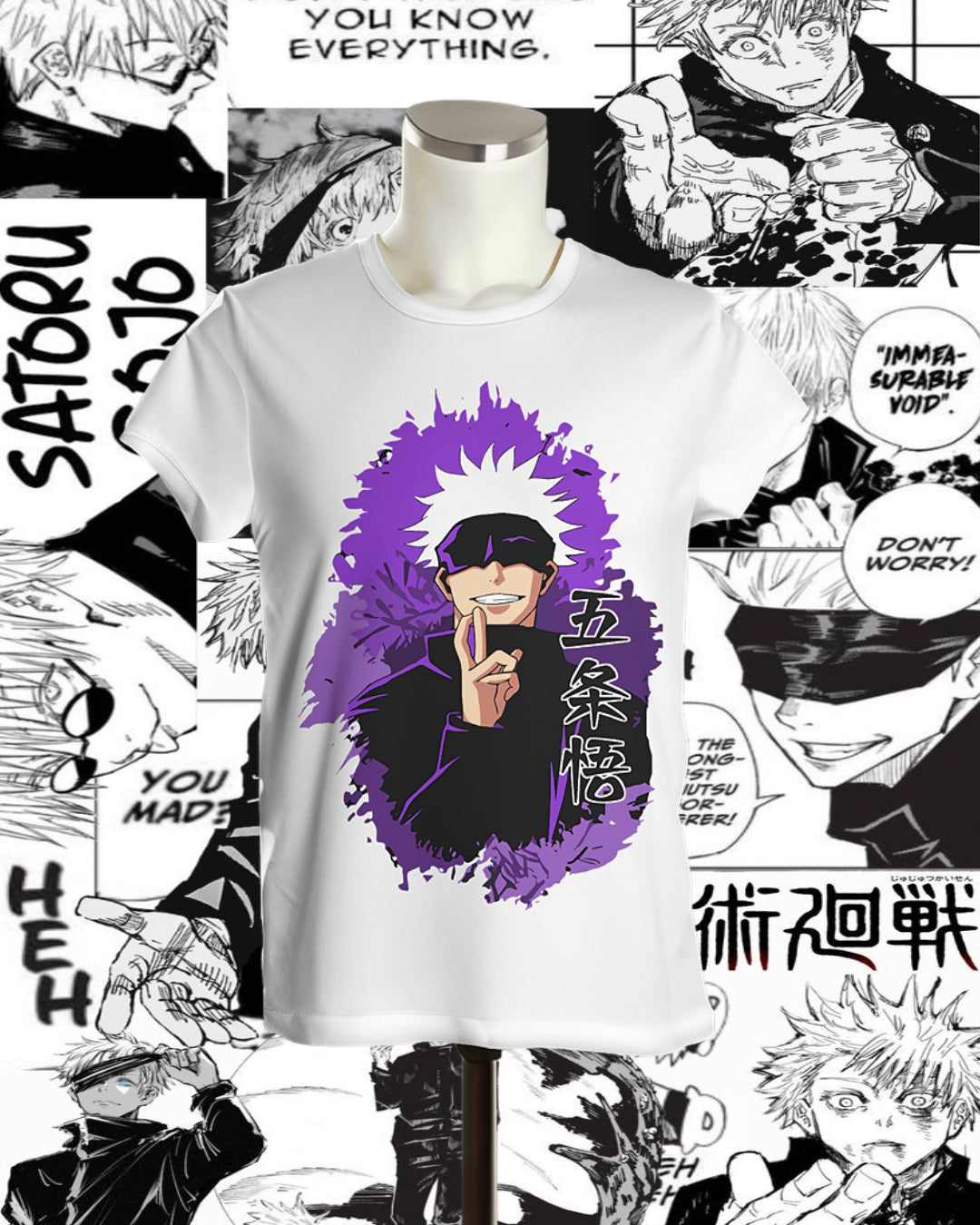 Unisex Gojo Oversized T-shirt
