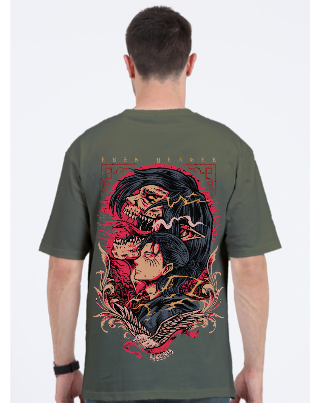Unisex Attack On Titan Oversized T-shirt