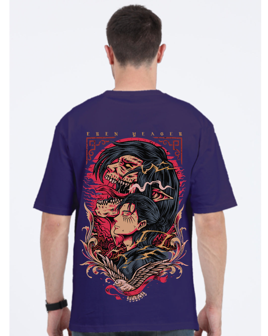 Unisex Attack On Titan Oversized T-shirt