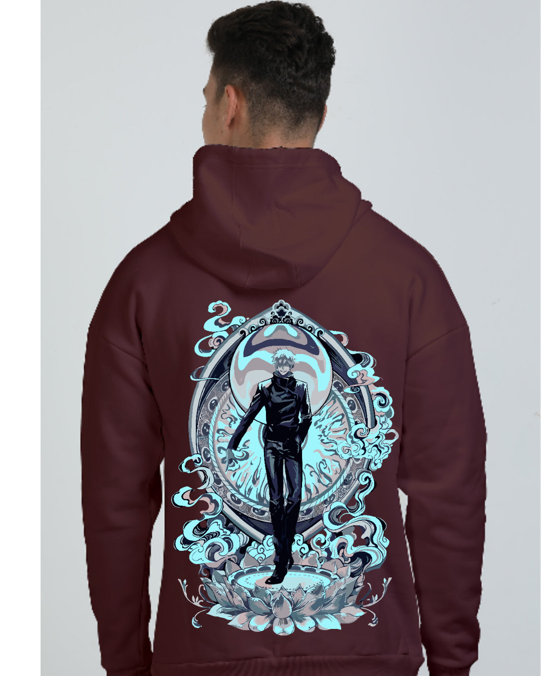Unisex Gojo Oversized Hooded Sweatshirt