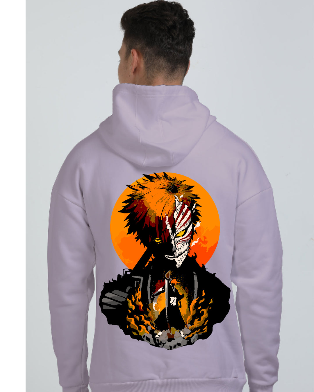 Unisex Kenpachi Oversized Hooded Sweatshirt