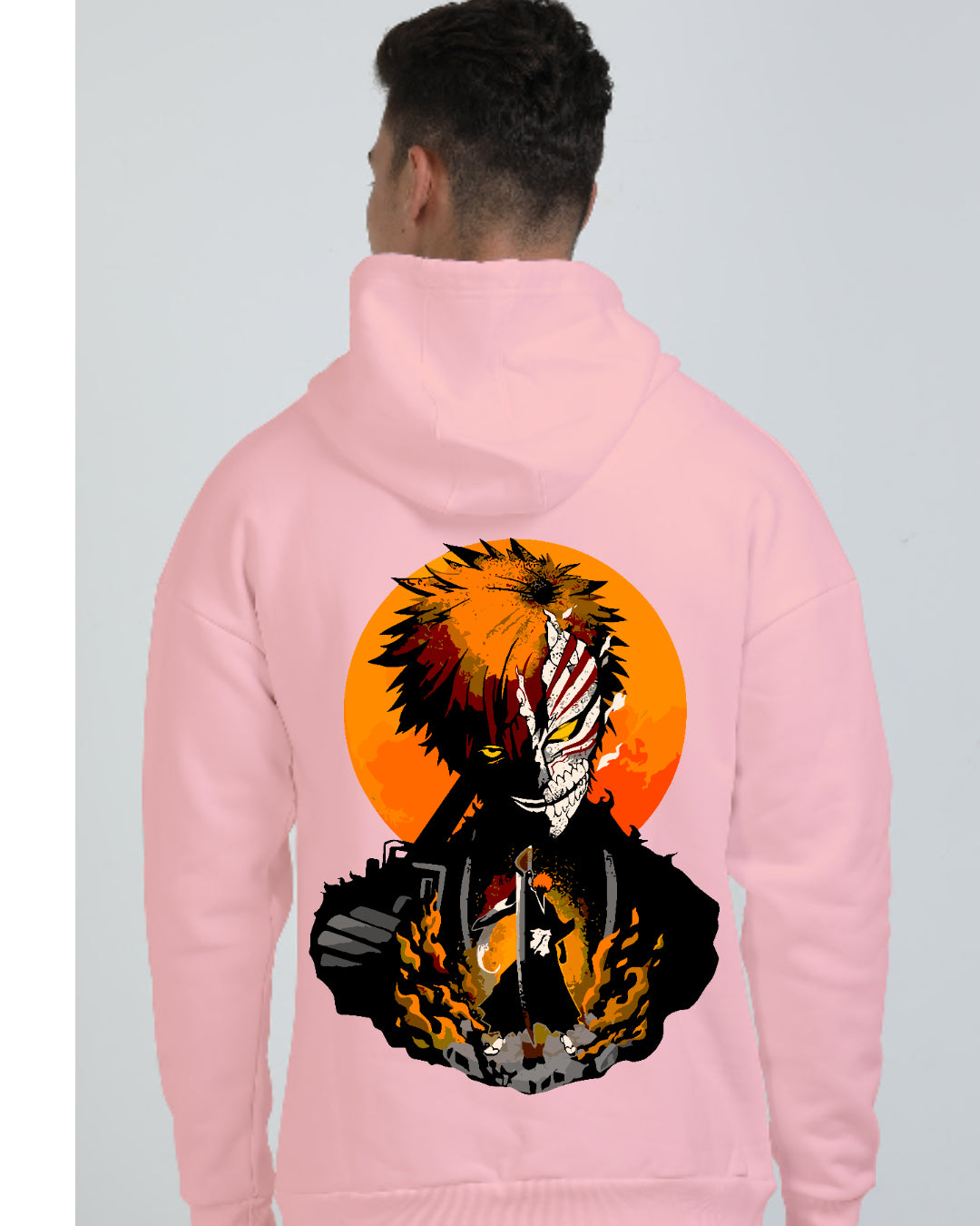 Unisex Kenpachi Oversized Hooded Sweatshirt