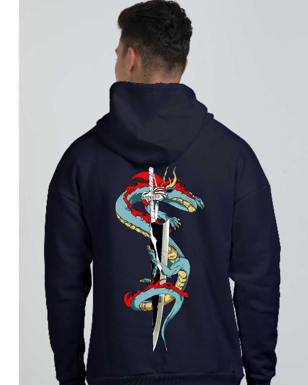 Unisex Ichigo Zanpakuto Oversized Hooded Sweatshirt