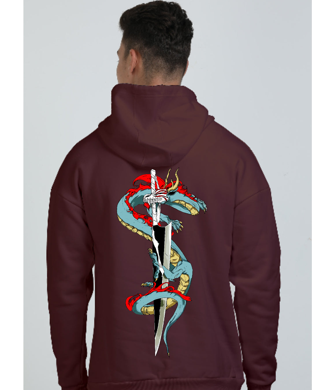 Unisex Ichigo Zanpakuto Oversized Hooded Sweatshirt