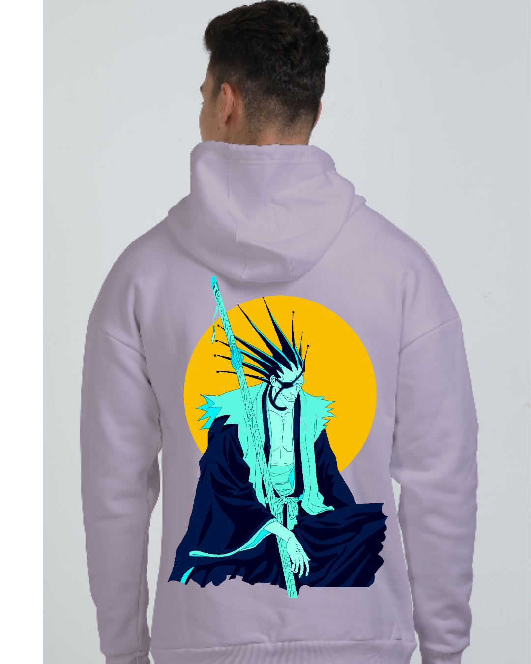 Unisex Kenpachi Oversized Hooded Sweatshirt