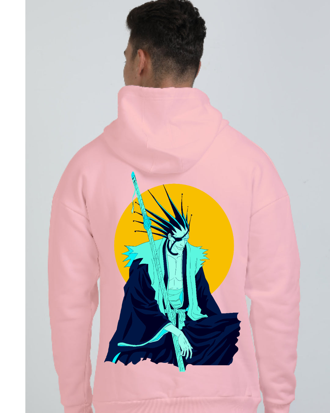 Unisex Kenpachi Oversized Hooded Sweatshirt