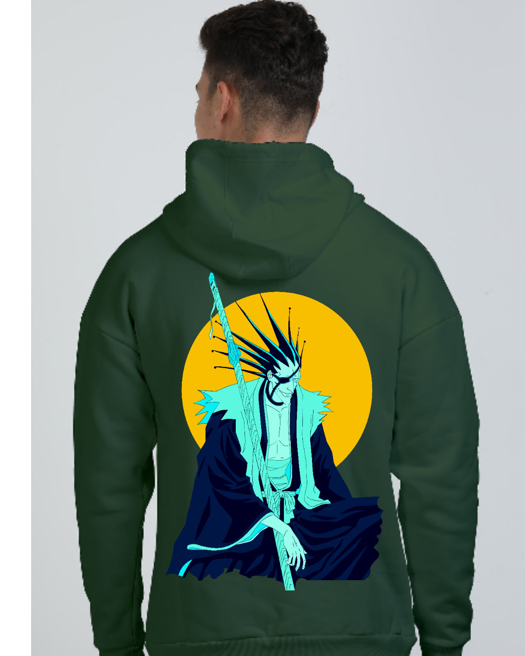 Unisex Kenpachi Oversized Hooded Sweatshirt