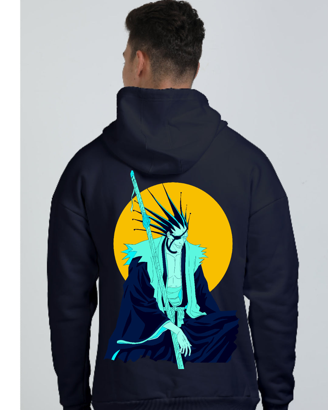 Unisex Kenpachi Oversized Hooded Sweatshirt