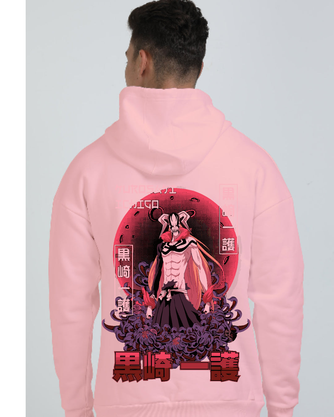 Unisex Ichigo Oversized Hooded Sweatshirt