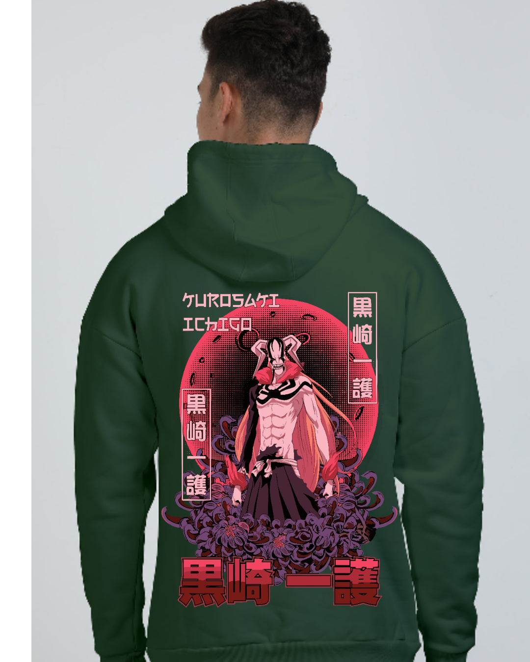 Unisex Ichigo Oversized Hooded Sweatshirt