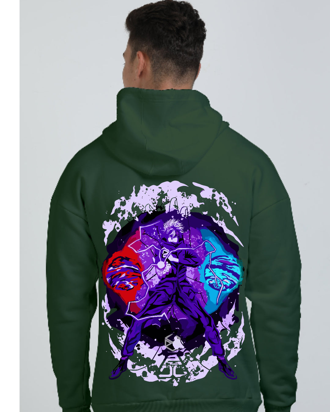 Unisex Gojo Oversized Hooded Sweatshirt