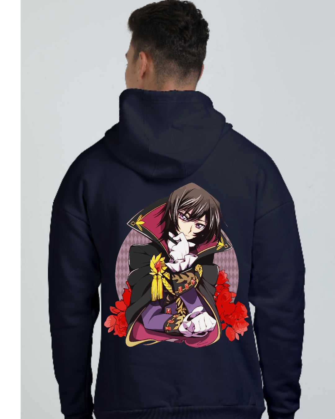 Unisex Lelouch Oversized Hooded Sweatshirt