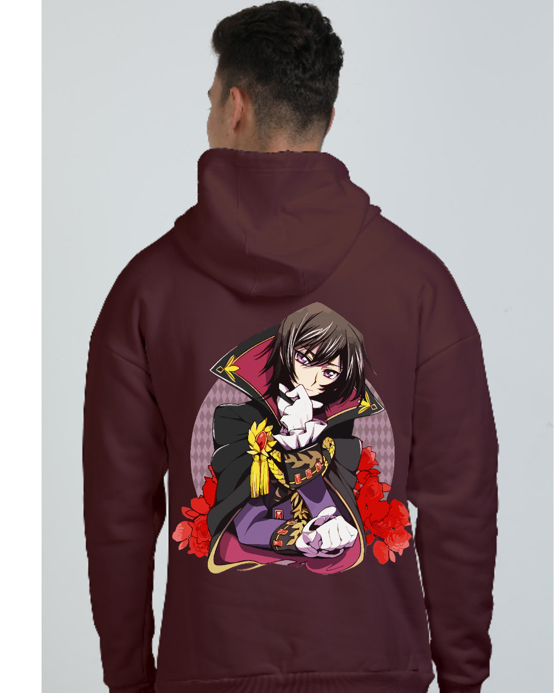 Unisex Lelouch Oversized Hooded Sweatshirt