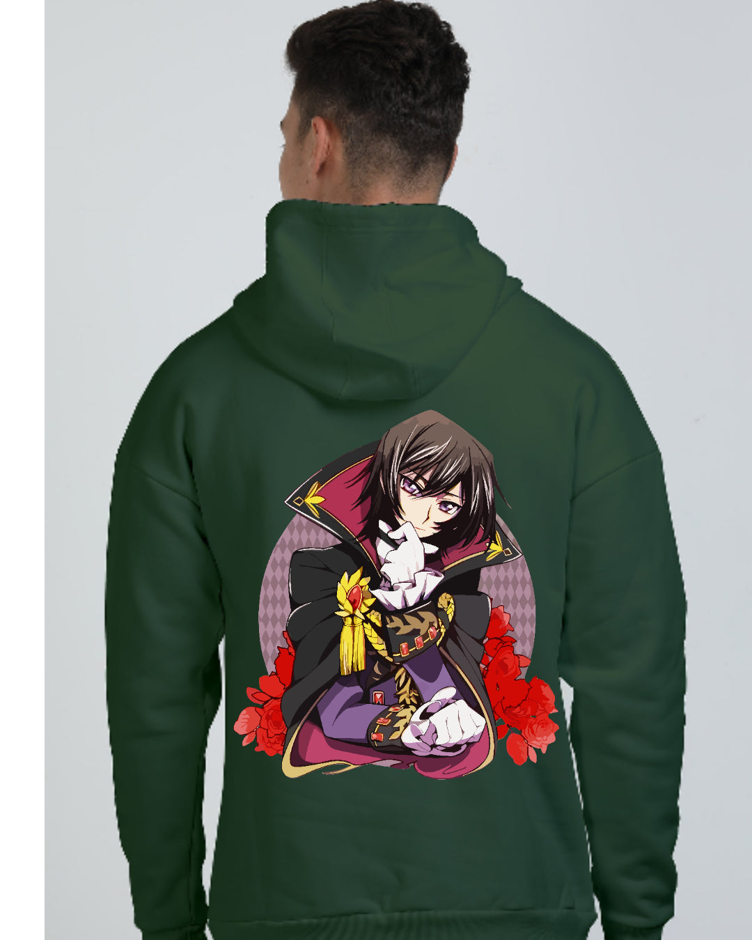 Unisex Lelouch Oversized Hooded Sweatshirt