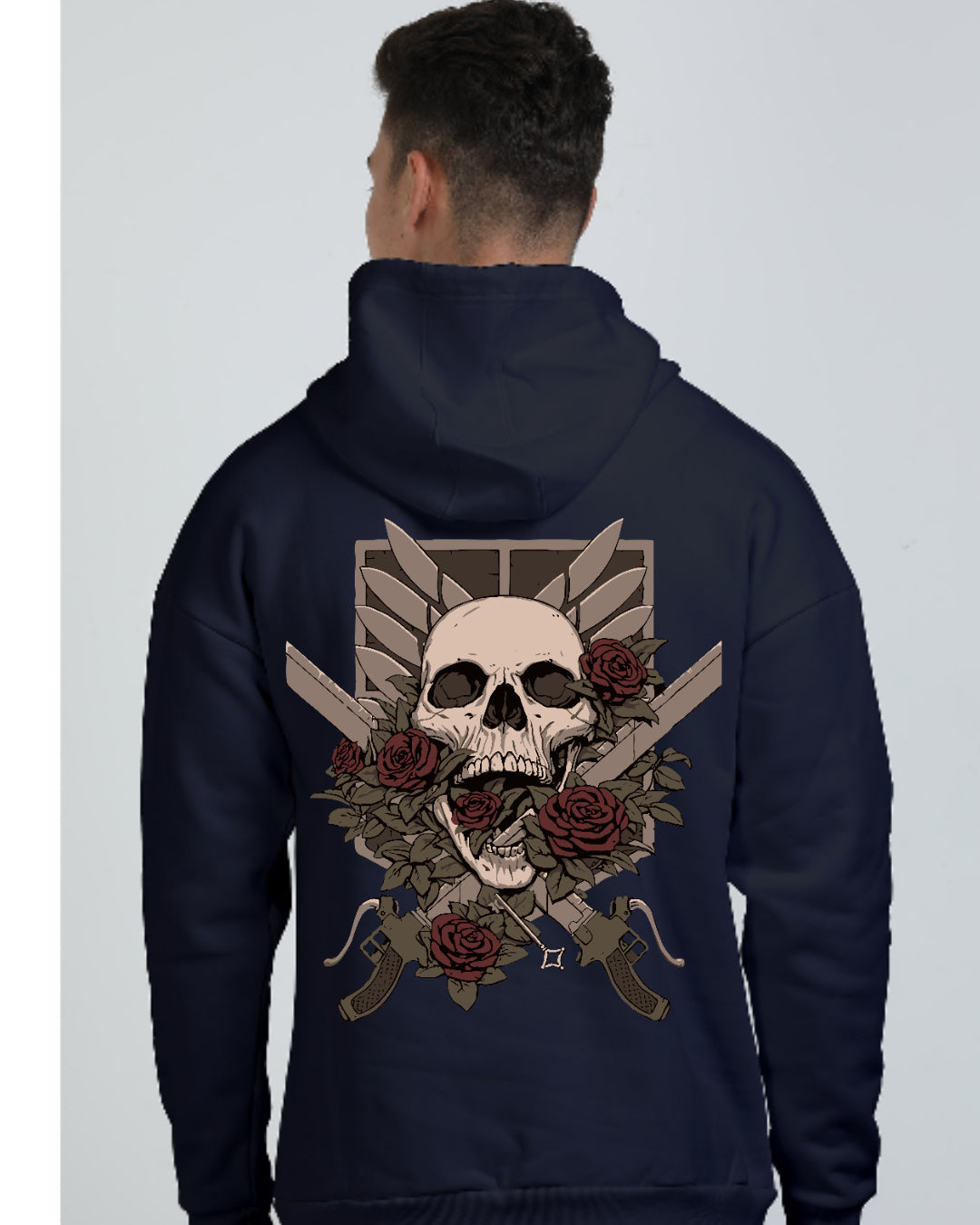 Unisex Attack On Titan Oversized Hooded Sweatshirt
