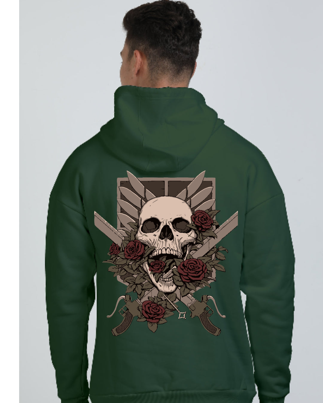 Unisex Attack On Titan Oversized Hooded Sweatshirt