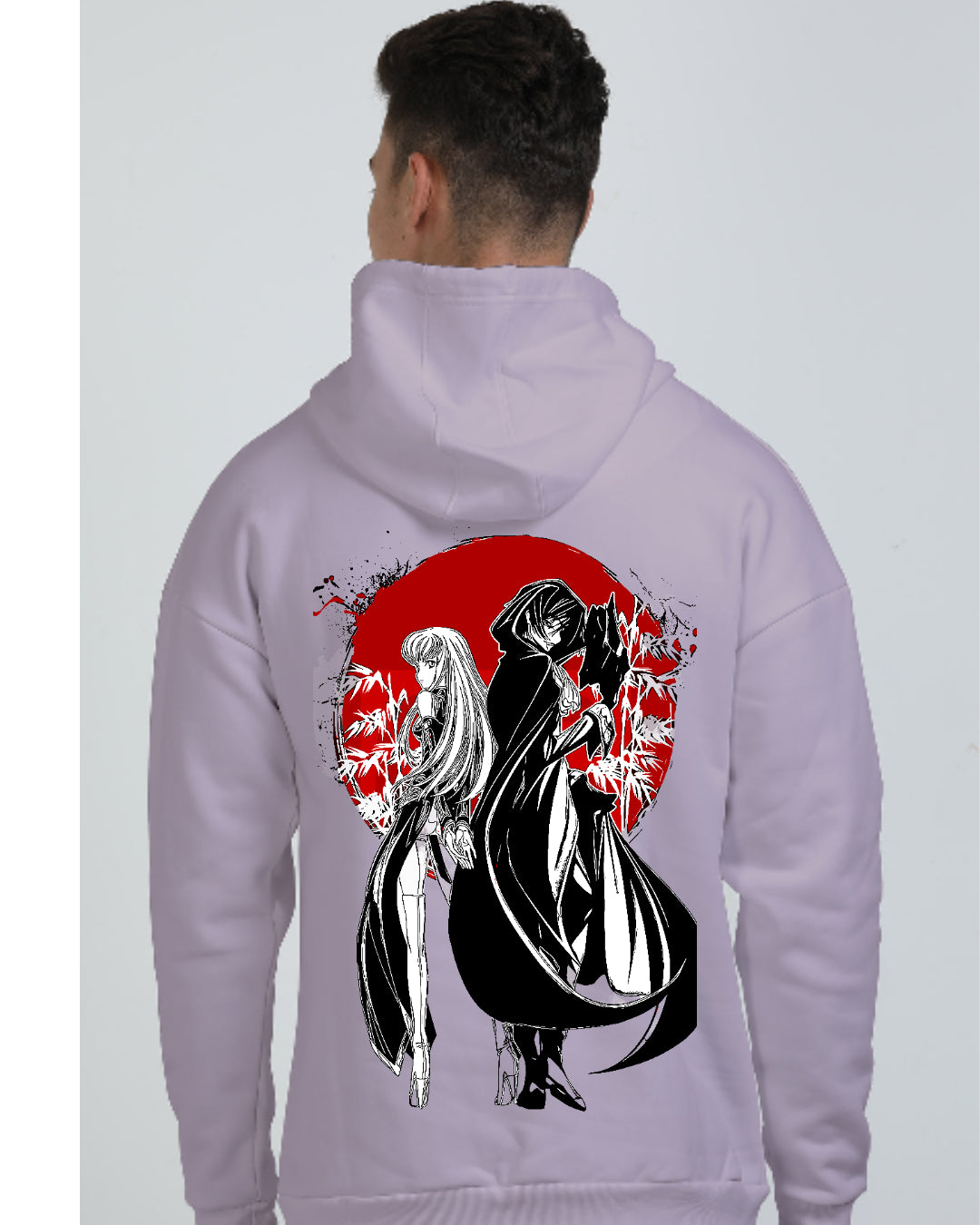 Unisex Code Geass Oversized Hooded Sweatshirt