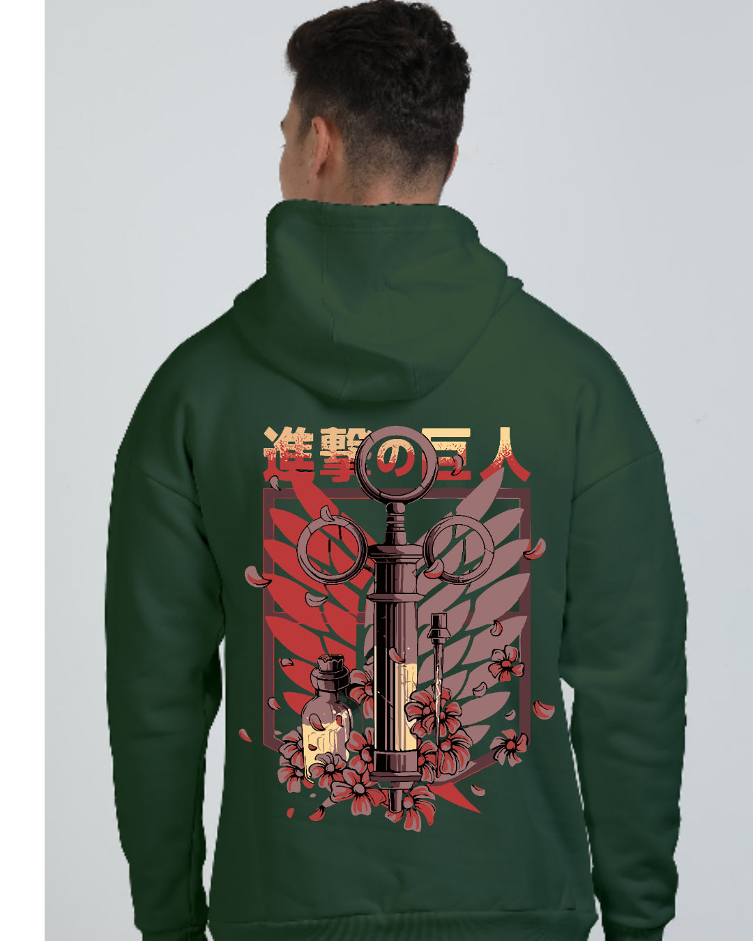 Unisex Attack On Titan Oversized Hooded Sweatshirt